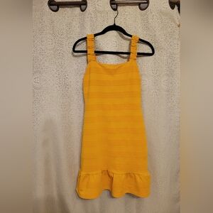 BCBGeneration Yellow Mini Dress